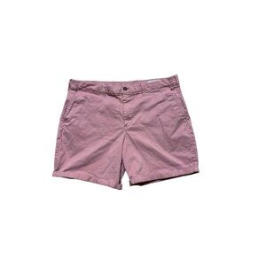 Gap Men’s Pink Shorts Size 38 Chino Stretch Casual 6” Inseam